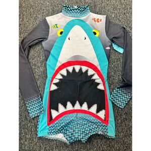 Dance Costume Biketard Alexandra MD5041 Large Child Shark Jazz Acro